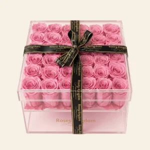 akrylovy box s ruzemi Royal Crystal Box